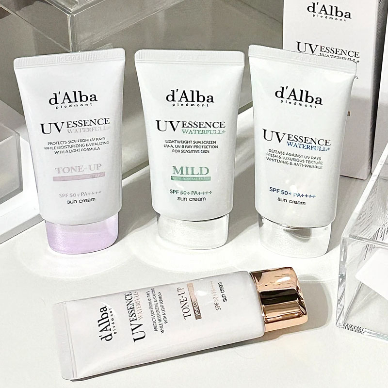 D'Alba UV Essence Waterfull Gü - Luxury Skincare Brands incelemesi ve fiyatı